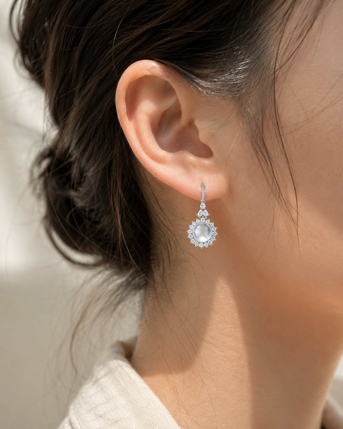 Celestial Bloom Hanging Earrings | 星穹花语流苏耳环