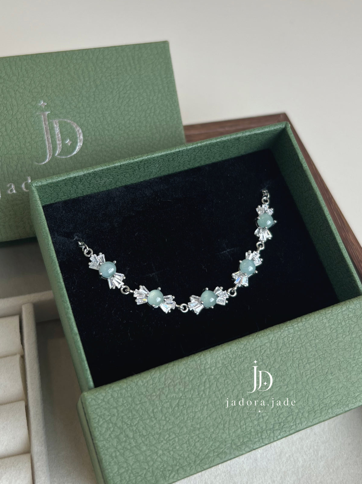 Sweetheart Blue Bracelet | 甜心蓝翡翠手链