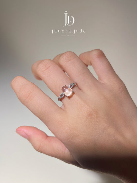 Icy Clear Gourd Ring (NO CERT) | 冰透葫芦翡翠戒指(无证书)