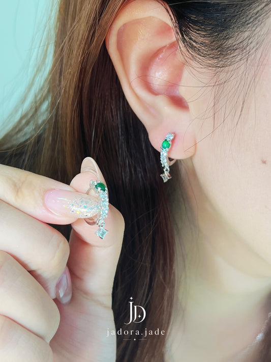 Jade Pirouette 玉珠旋舞 | Jade Earrings