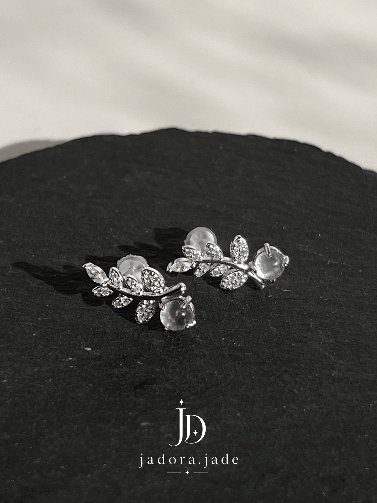 Arctic Fern Earring | 极光蕨叶耳环