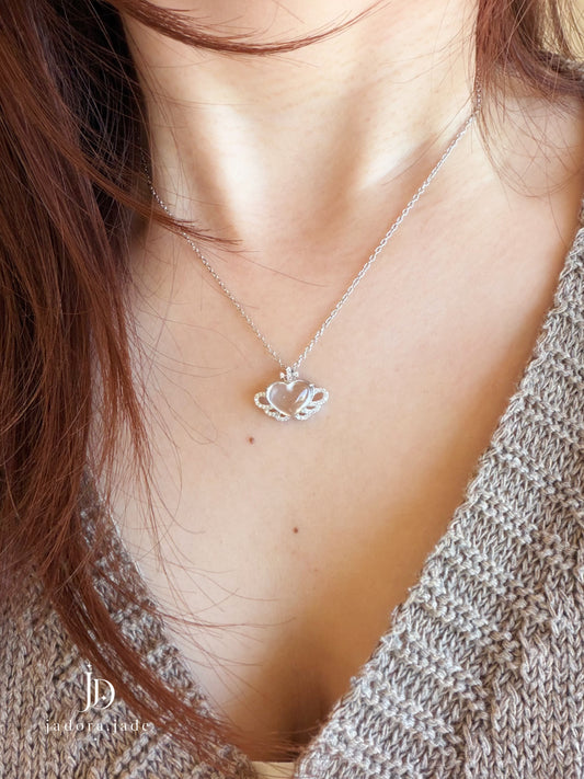 Heart of Grace Pendant | 恩典之心翡翠吊坠