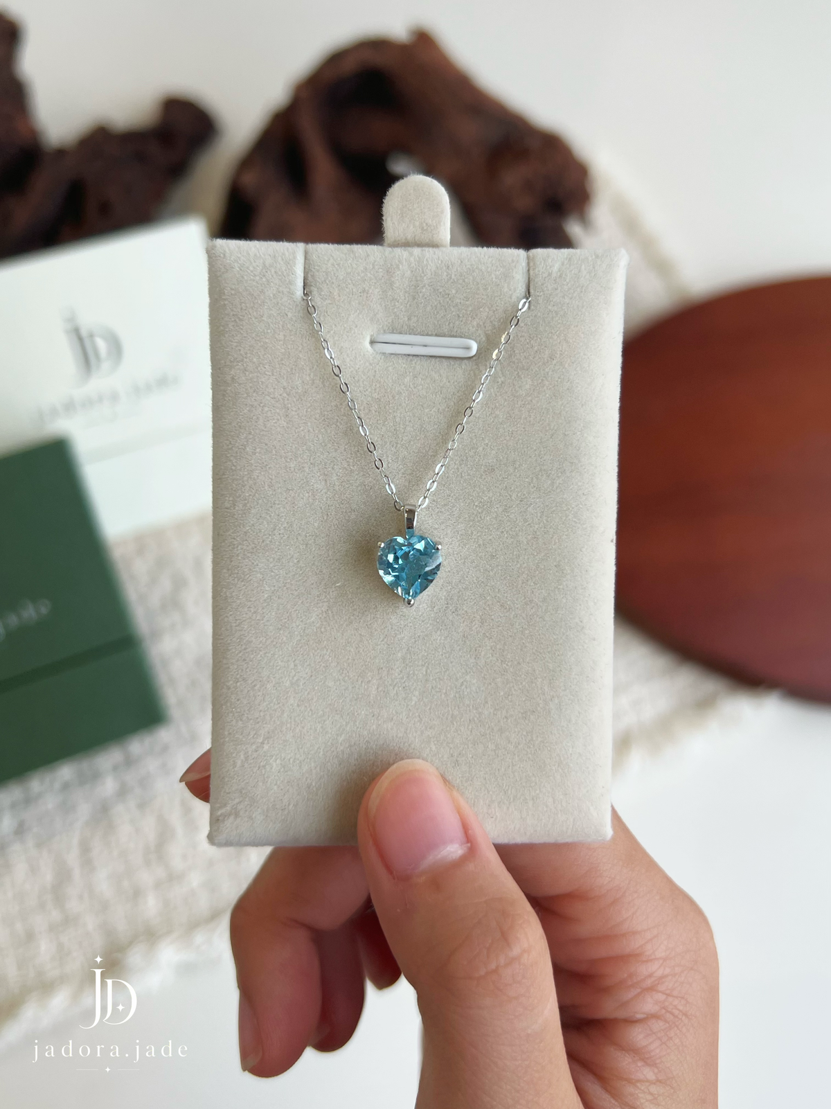 Celestial Topaz Heart