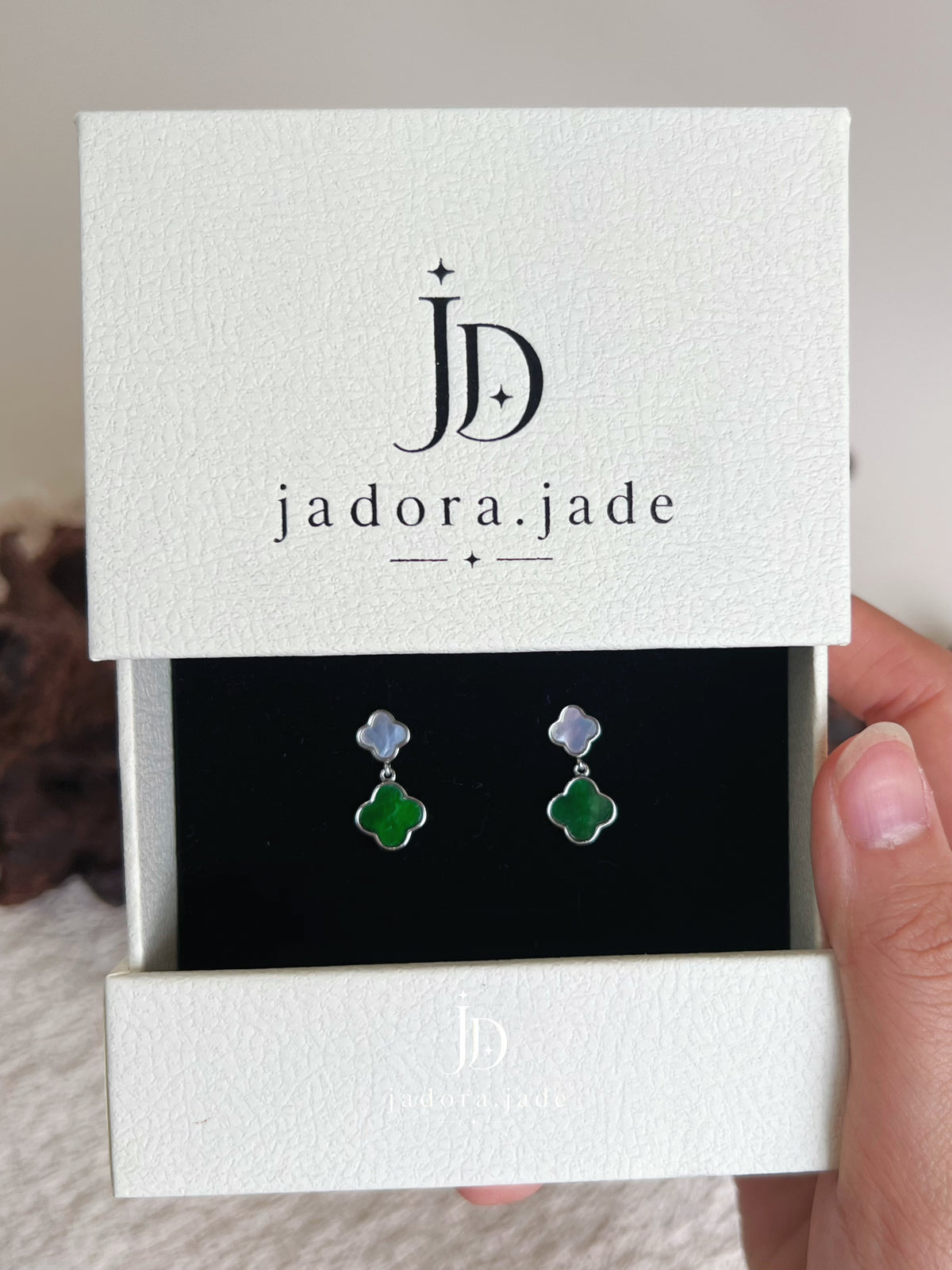 Lucky Harmony (Burmese Jade & Mother of Pearl)