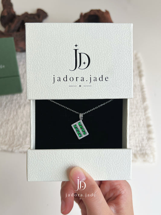Prosperity Abacus 聚宝算盘 | Jade Pendant