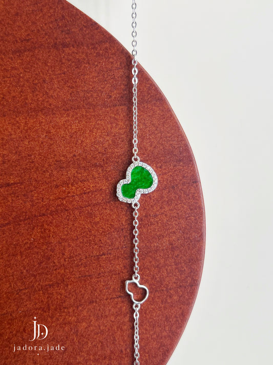 Double Hulu 双葫纳福 | Burmese Jade Bracelet