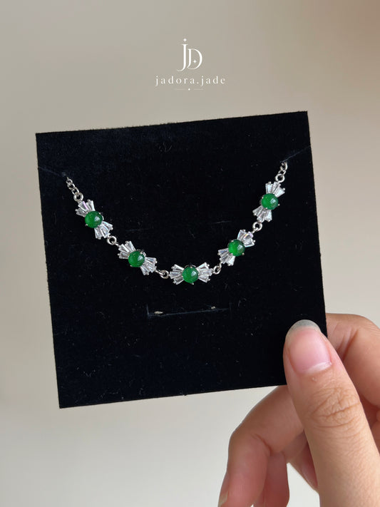 Sweetheart Green Bracelet | 甜心翠绿翡翠手链