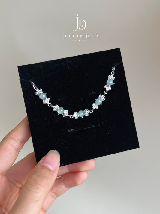 Sweetheart Blue Bracelet | 甜心蓝翡翠手链