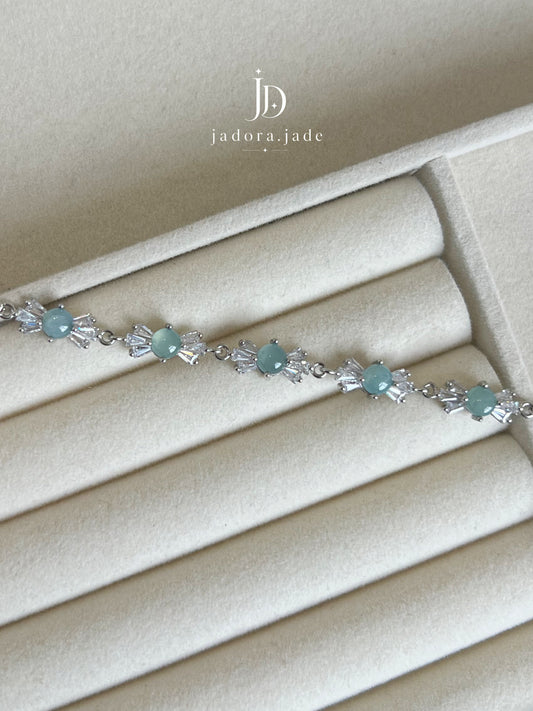 Sweetheart Blue Bracelet | 甜心蓝翡翠手链