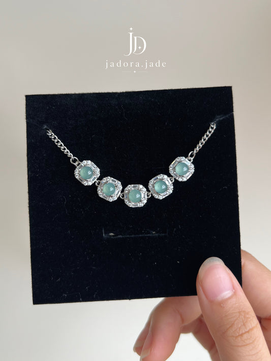 Ocean Essence Jade Bracelet | 海之韵翡翠手链