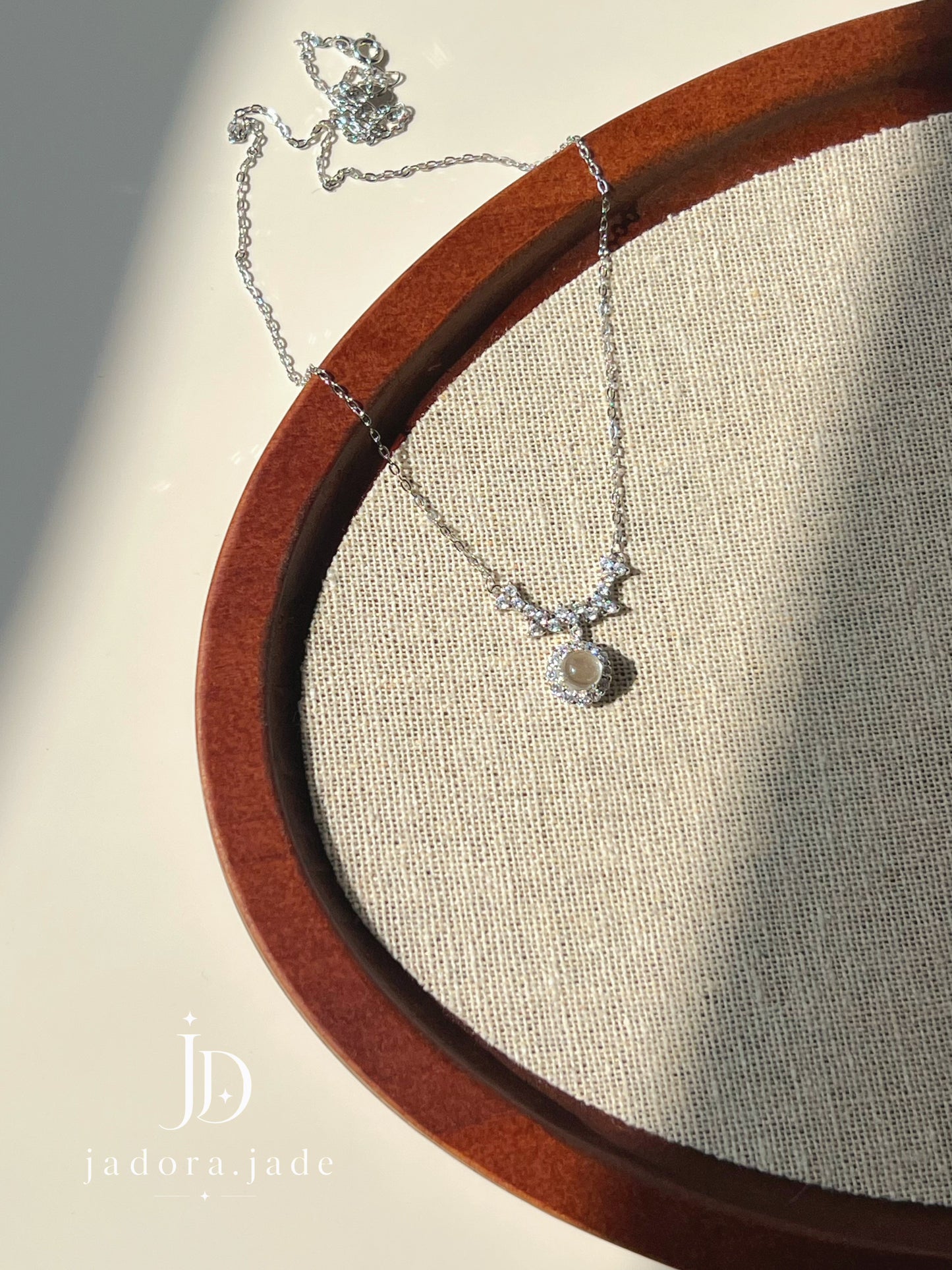 Celestial Halo Pendant | 星穹光环翡翠吊坠