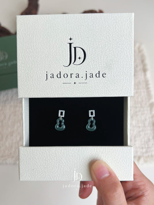Hulu of Fortune 葫芦如意 | Jade Earrings