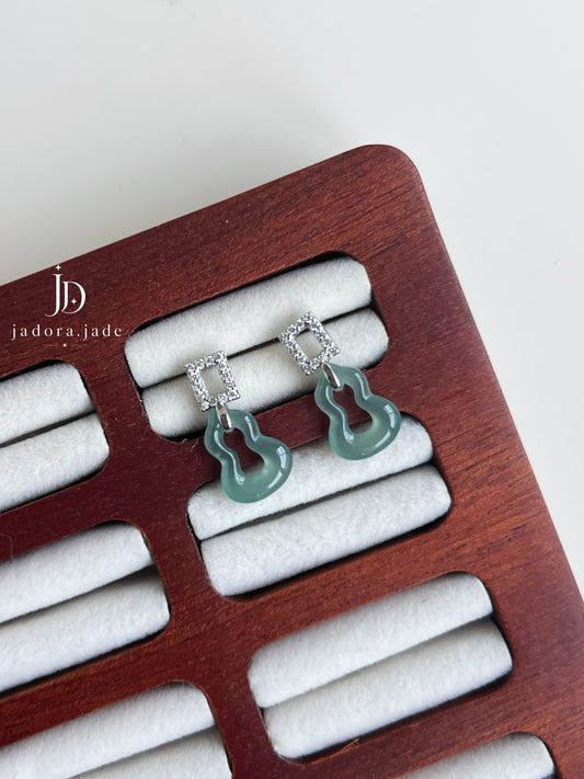Hulu of Fortune 葫芦如意 | Jade Earrings