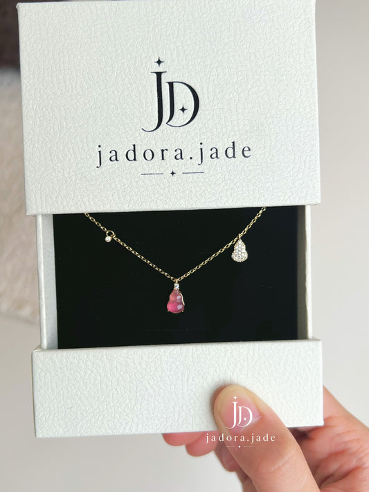 Hulu Grace 福禄和韵 | Pink Tourmaline Necklace