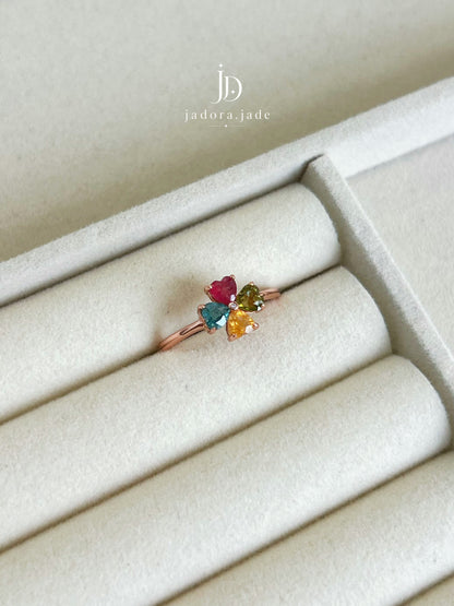Prism Reverie 绮彩幻梦 | Rainbow Tourmaline Ring