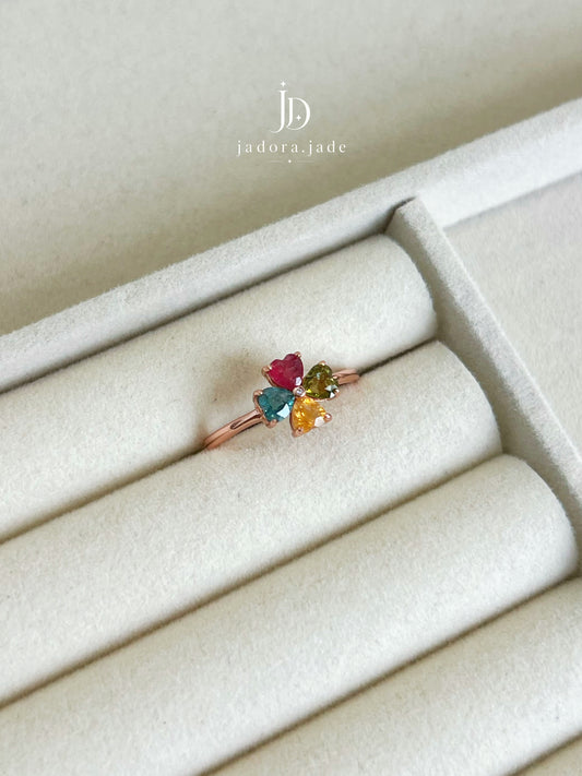 Prism Reverie 绮彩幻梦 | Rainbow Tourmaline Ring