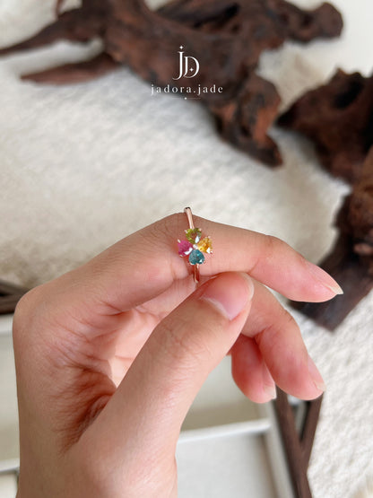 Prism Reverie 绮彩幻梦 | Rainbow Tourmaline Ring
