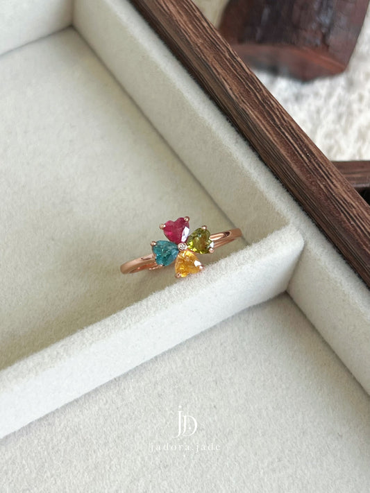 Prism Reverie 绮彩幻梦 | Rainbow Tourmaline Ring