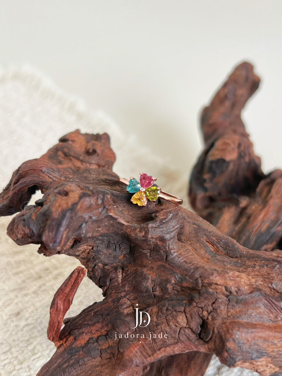 Prism Reverie 绮彩幻梦 | Rainbow Tourmaline Ring