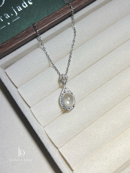 Celestial Dew Pendant | 星穹露珠翡翠吊坠
