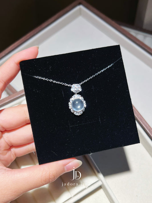 Aurora Drop Pendant | 极光垂坠翡翠吊坠