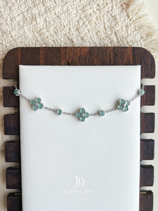 Clover Wishes 四叶心愿 | Silver Bracelet