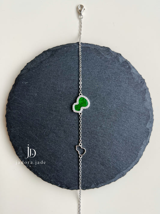 Double Hulu 双葫纳福 | Burmese Jade Bracelet